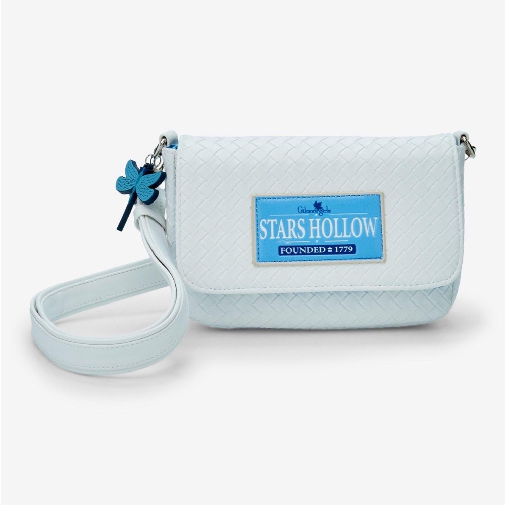 Gilmore Girls Stars Hallow Sign Woven Crossbody Purse Boxlunch Exclusive